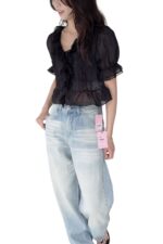 38723 LINEN TOP