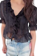 38723 LINEN TOP