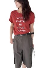 38822 PRINTED CROPPED T-SHIRT