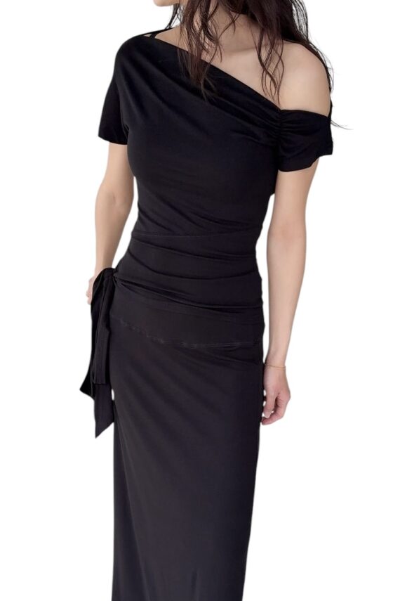 38814 ONG - SHOULDER TOP+SKIRT SET