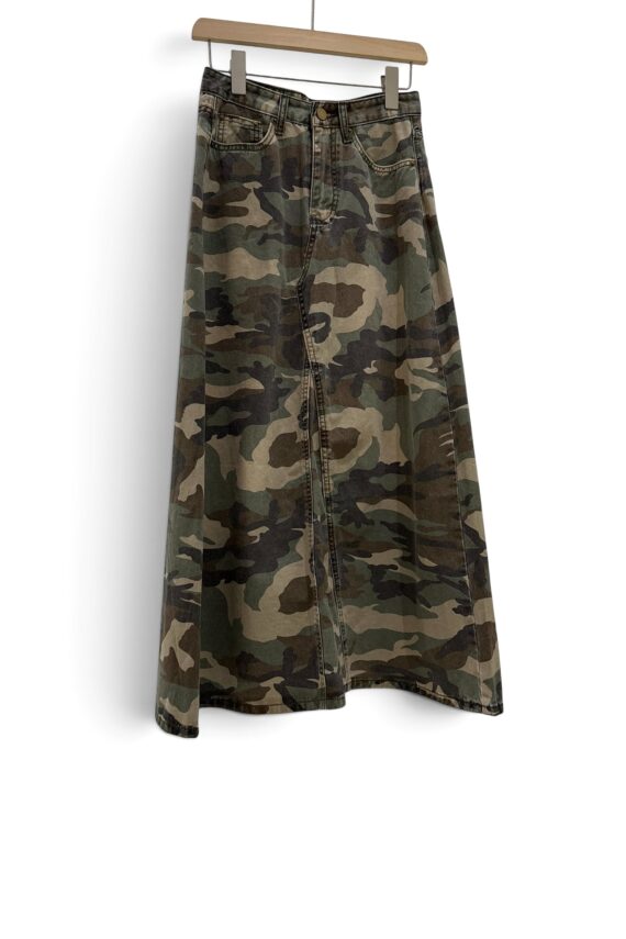 38918 CAMOUFLAGE A LINE SKIRT