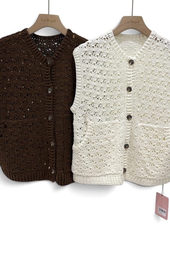 38979 KNITTED VEST TOP