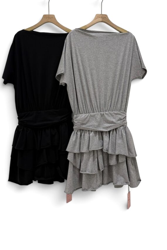 38985 ONE-SHOULDER SHORT DRESS