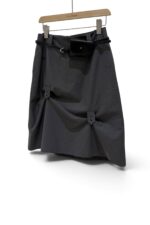 38798 DRAPED MIDI SKIRT