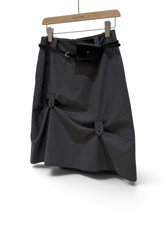 38798 DRAPED MIDI SKIRT