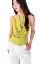 38832 COWL NECK HALTER TOP
