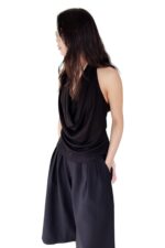 38832 COWL NECK HALTER TOP