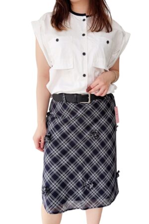 38799 PLAID SKIRT