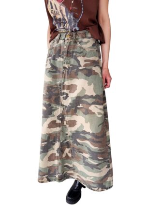 38918 CAMOUFLAGE A LINE SKIRT