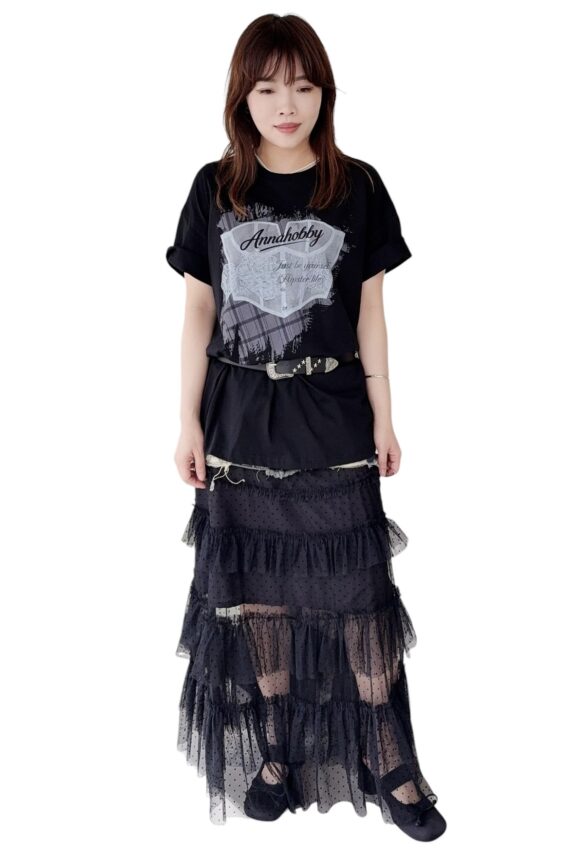 38910 OVER SIZE TEE + BELT