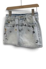 38940 DENIM SHORT SKIRT
