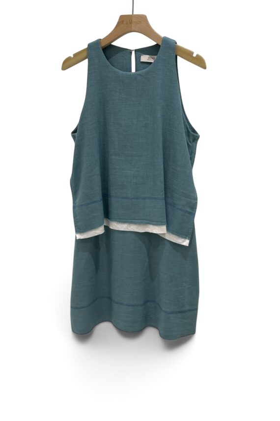 38855 LINEN MINI DRESS