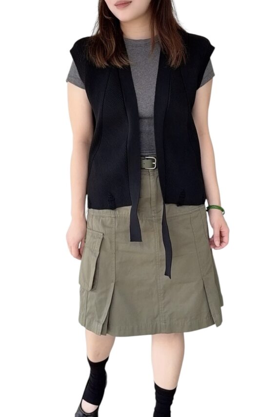 38696 5 POINT  DENIM SKIRT