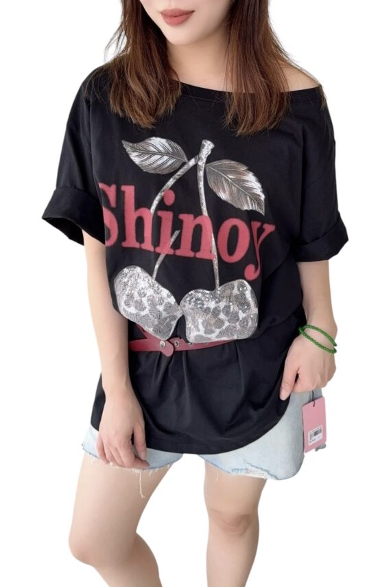 38947 ONE SHOULDER TEE