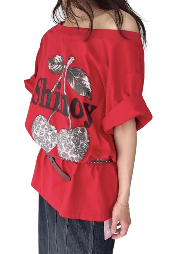 38947 ONE SHOULDER TEE