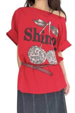 38947 ONE SHOULDER TEE