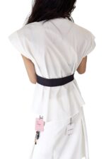 39011 SHIRT + TRIPE KNIT TOP