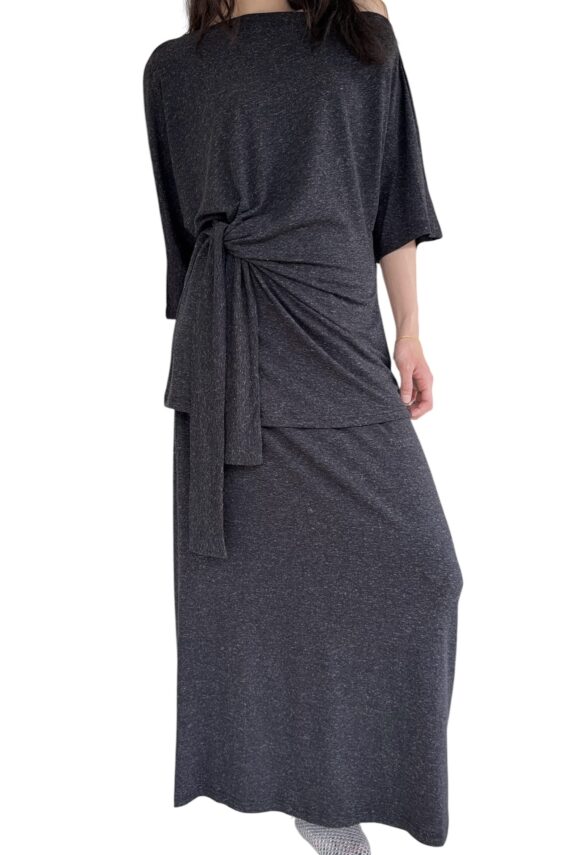 38926 ONE-SHOULDER SKIRT SET