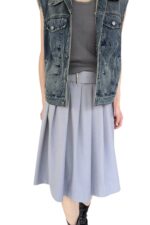 38995 DENIM VEST COAT