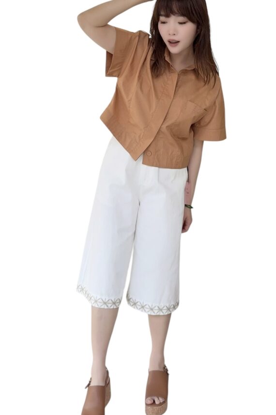 39014 EMBROIDERED 6 POINT PANTS