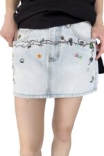 38940 DENIM SHORT SKIRT