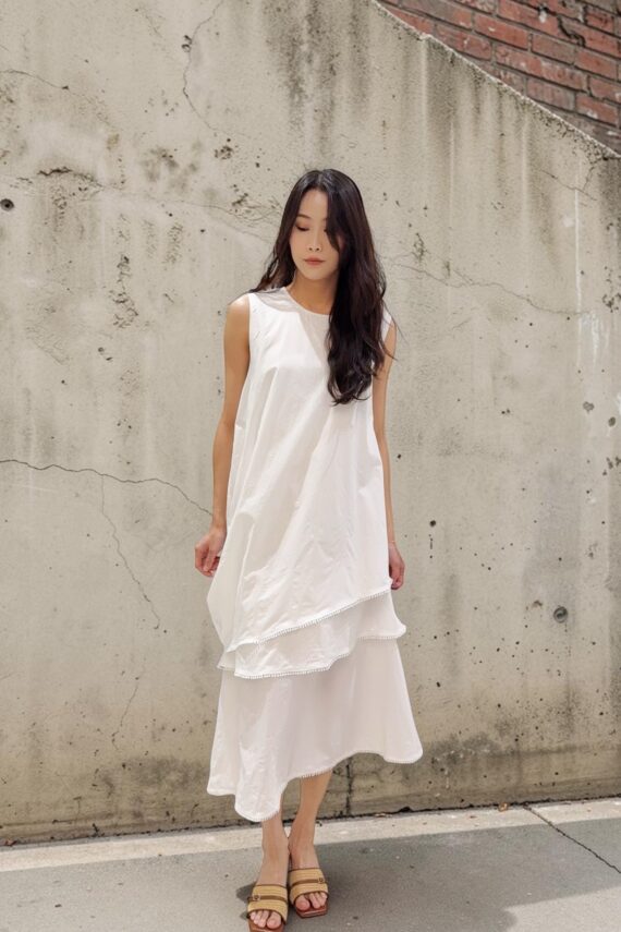38991 SLEEVELESS MIDI DRESS