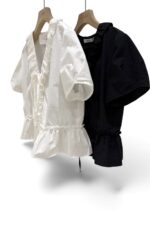 38844 RUFFLE WAIST BLOUSE