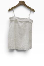 38858 EMBROIDERED LINEN  TOP