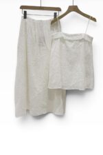 38858 EMBROIDERED LINEN  TOP
