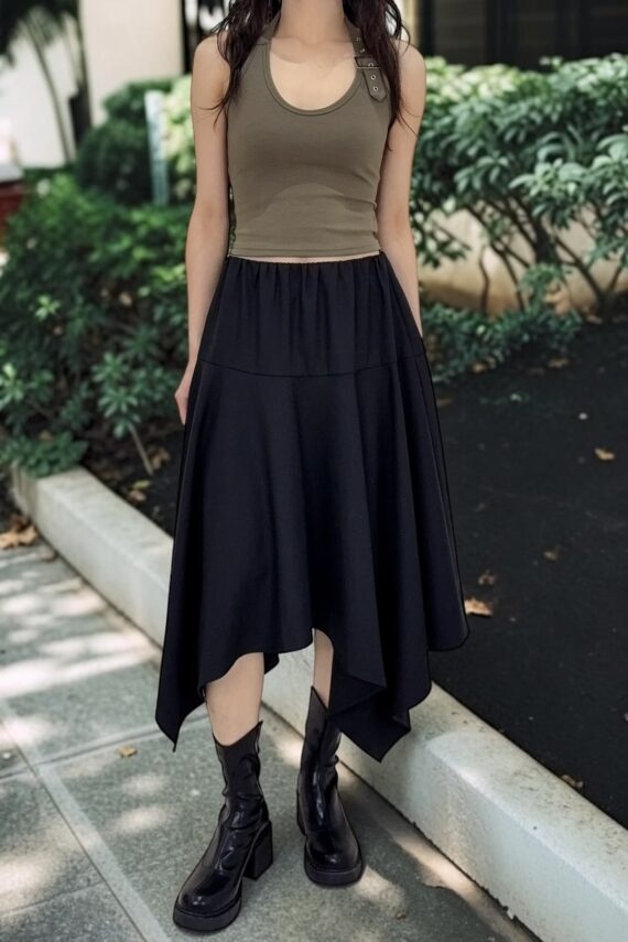 38917 HALTER CROP TOP