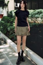 38973 3D RUFFLE BLOUSE