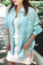 39123 LINEN SHIRT TOP