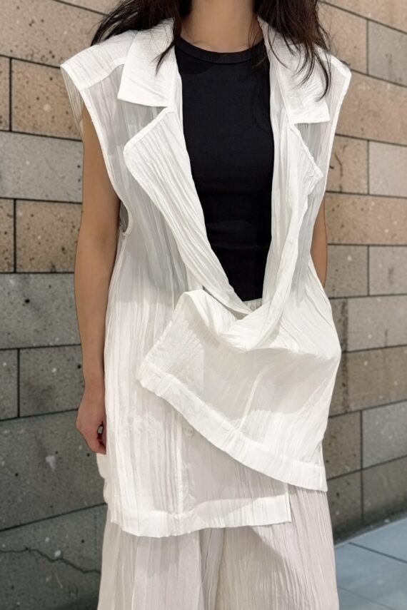 38846 TEXTURED VEST TOP