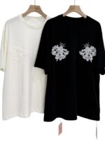 39190 FLORAL EMBROIDERY TEE
