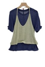 38785 FISHBONE TWO-PIECE TOP