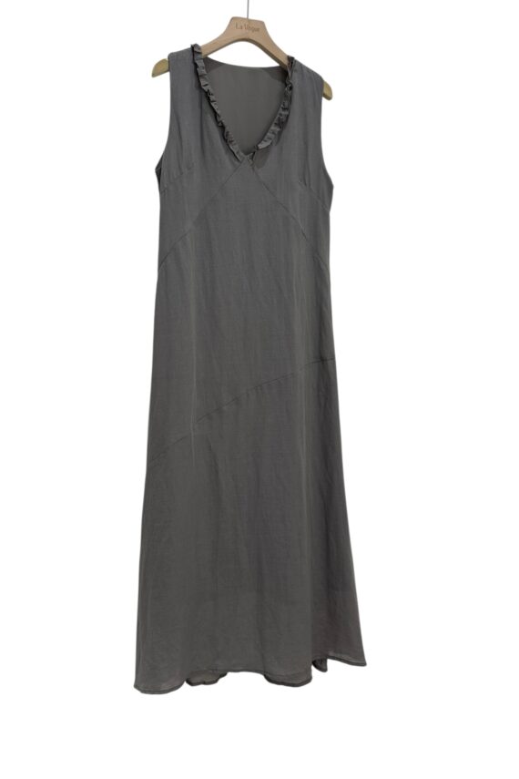 39120 V-NECK MAXI DRESS