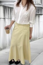 39205 EMBROIDERED SHEER SHIRT