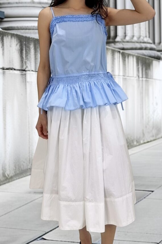 39105 RUCHED CAMI SHIRT TOP