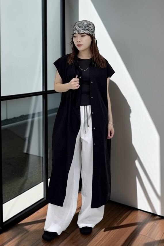 39081 EASY VEST DRESS