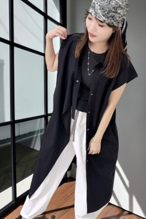 39081 EASY VEST DRESS