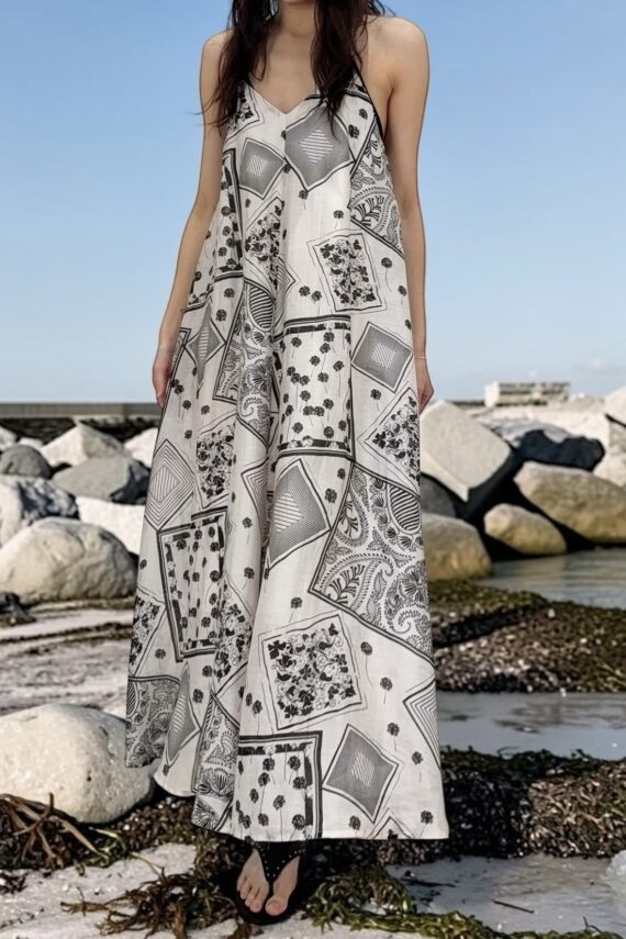39157 PRINTED DRESS