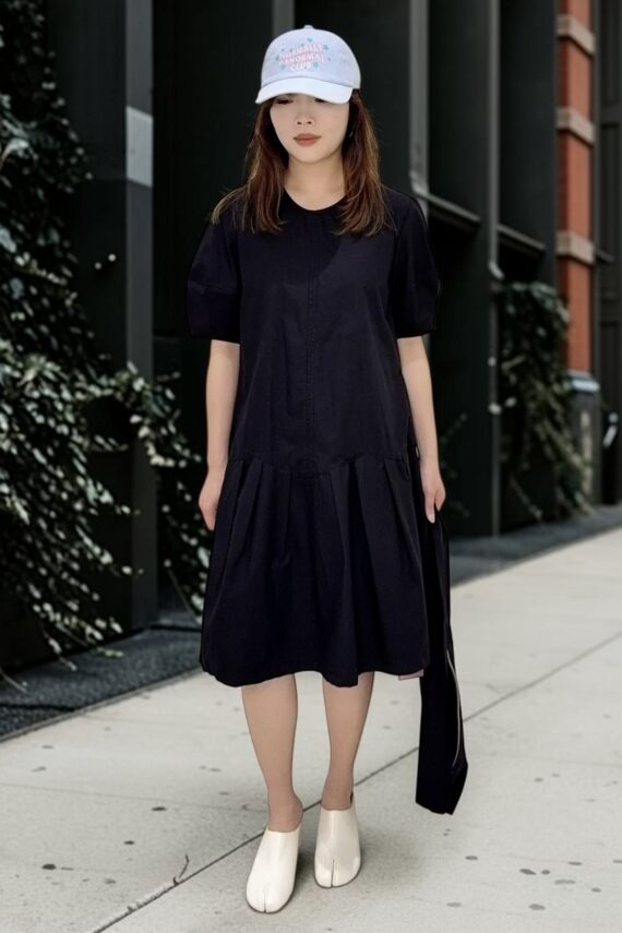 38993 TWO-PIECE SHIRT DRESS & BAG