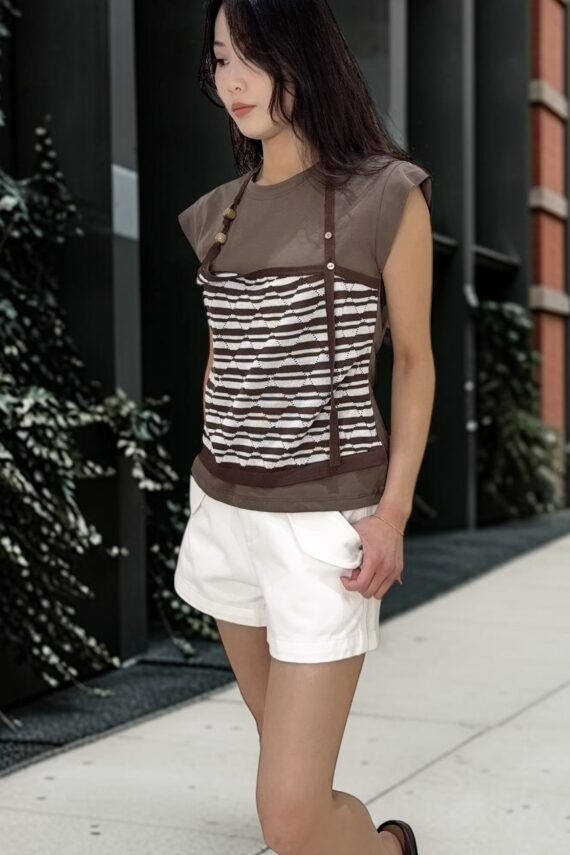 39010 MOCK TWO-PIECE T-SHIRT