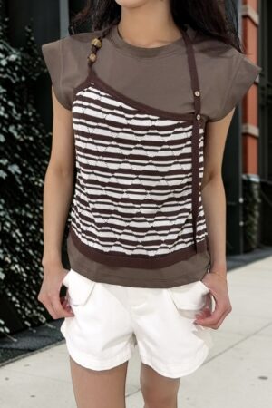39010 MOCK TWO-PIECE T-SHIRT