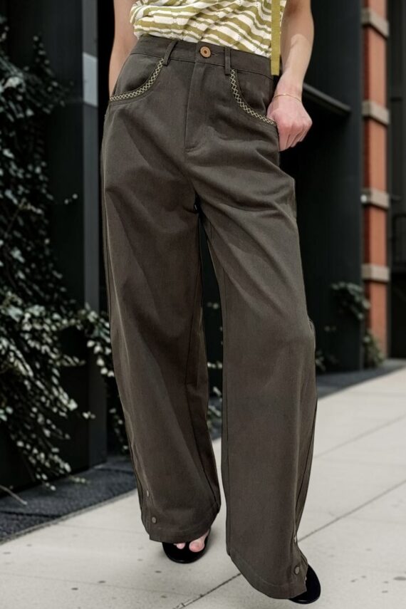 39015 WIDE-LEG LONG PANTS