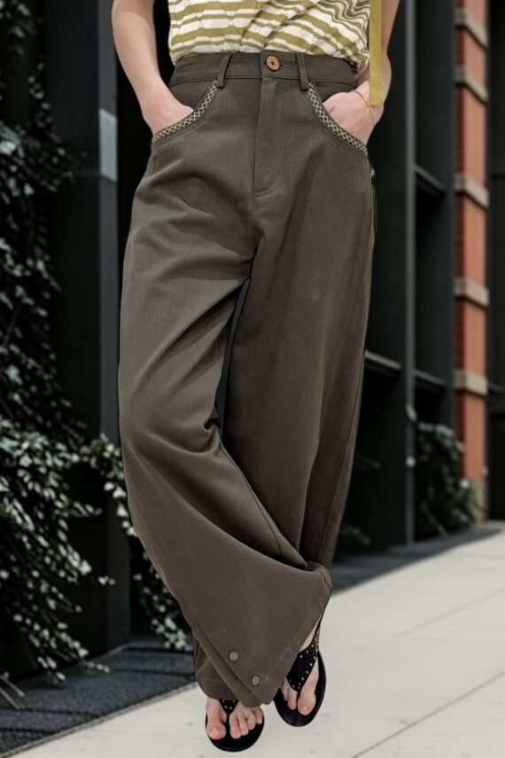 39015 WIDE-LEG LONG PANTS