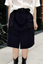 38823 CARGO MIDI SKIRT