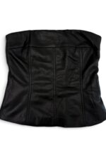 39213 LEATHER BANDEAU TOP
