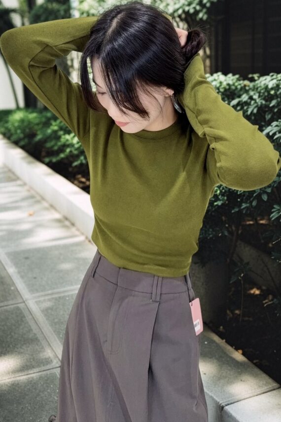 39227 CROPPED LIGHTWEIGHT TOP