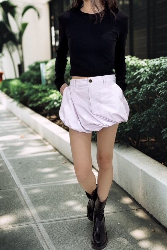 39227 CROPPED LIGHTWEIGHT TOP